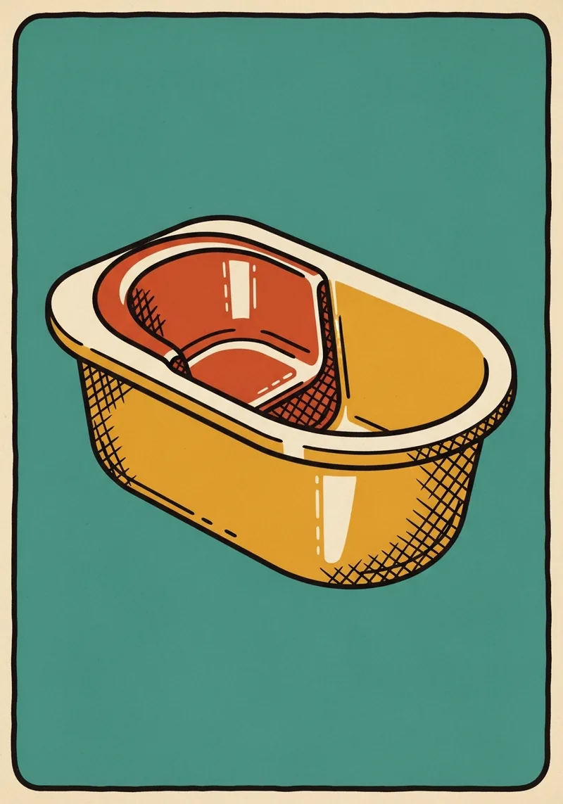 Klappbare Babybadewanne