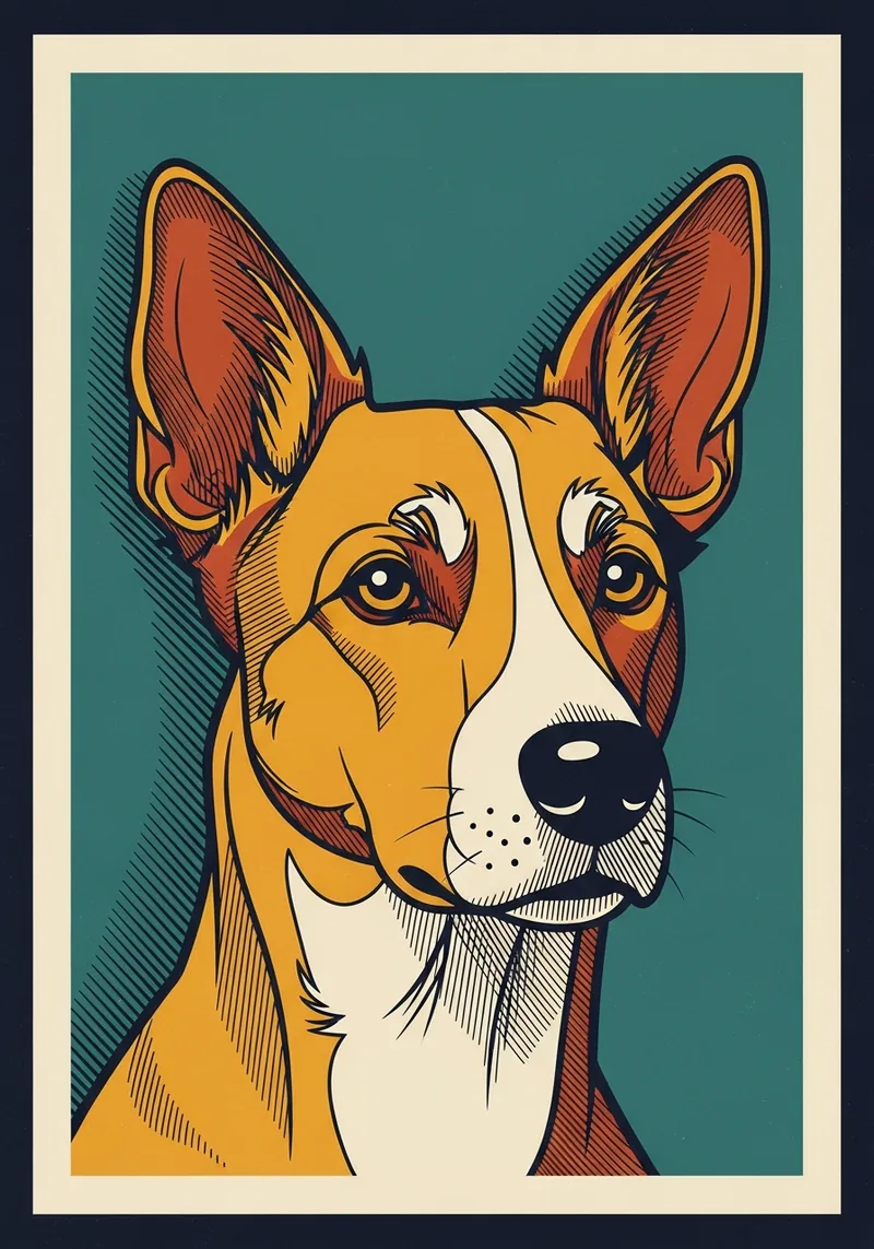 Individuelles Hunde-Portrait (Illustration oder Aquarell)